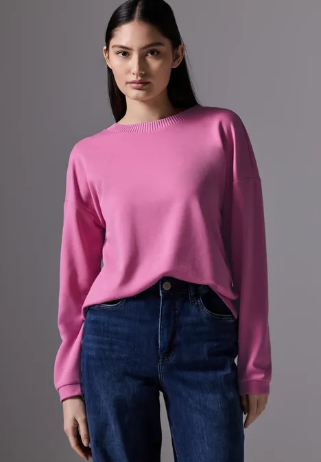 Shirt im Loose Fit intense rose