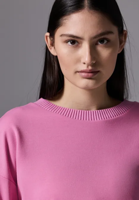 Shirt im Loose Fit intense rose