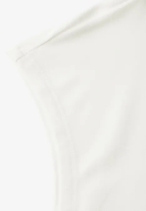 Kuscheliges T-Shirt off white