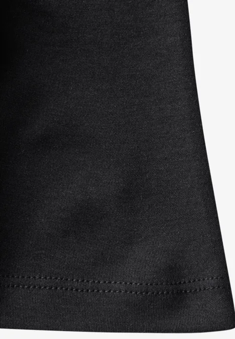 T-Shirt mit Rückenausschnitt Black