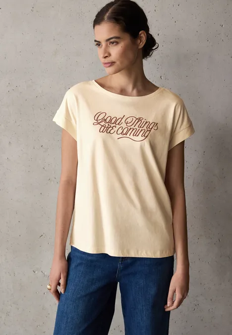 Shirt mit Wording mellow vanilla
