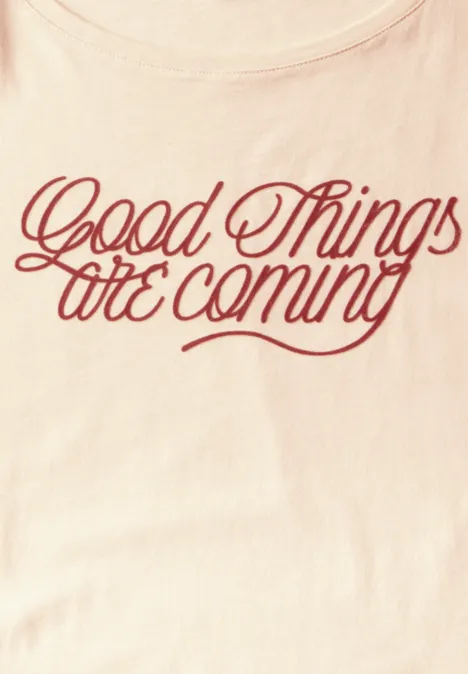 Shirt mit Wording mellow vanilla