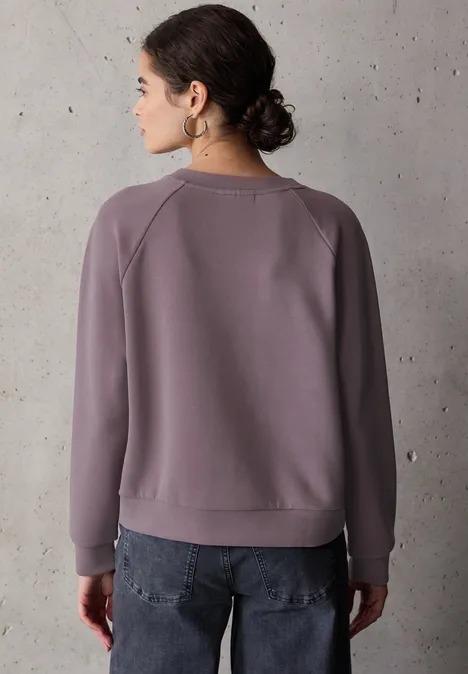 Silk-Look Shirt mit Nieten hazy rose