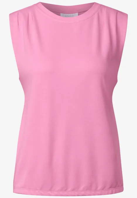 Silk-Look Top intense rose