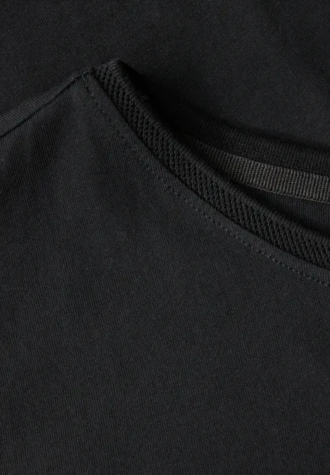 Shirt in Unifarbe Black