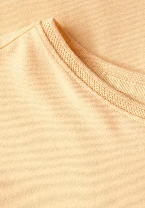 T-shirt en couleur unie blend yellow