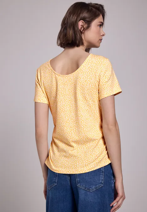 Shirt mit Rückenausschnitt blend yellow