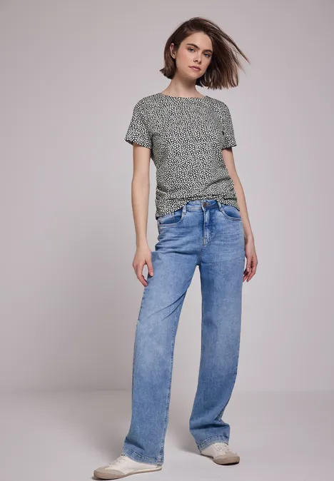 Shirt mit Rückenausschnitt desert pine green