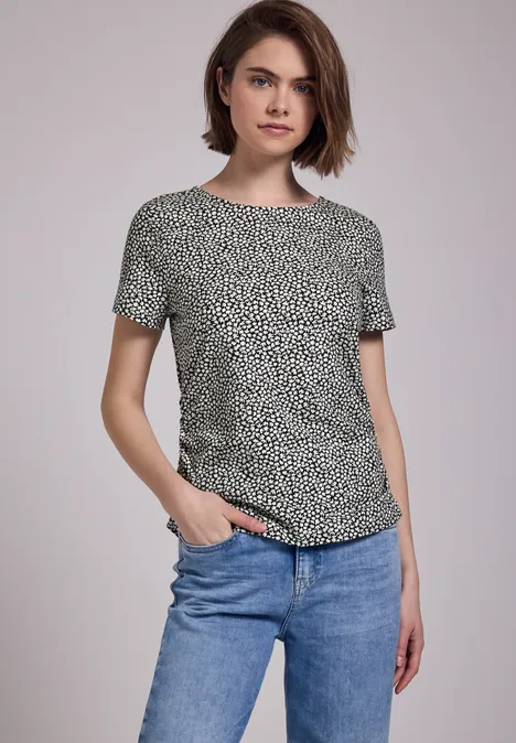 Shirt mit Rückenausschnitt desert pine green
