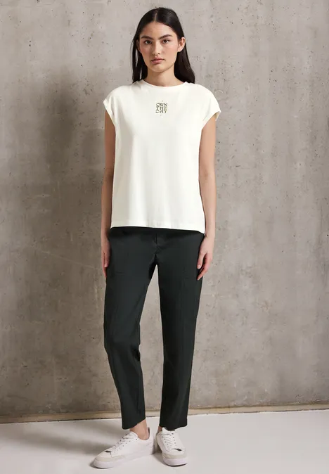 T-shirt avec détail imprimé off white