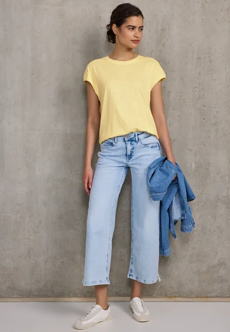 Shirt mit Schulterdetail blend yellow