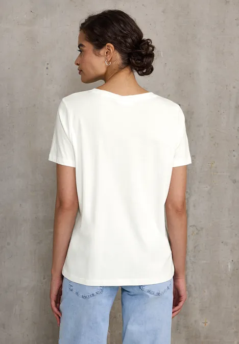 Shirt mit Folienwording off white
