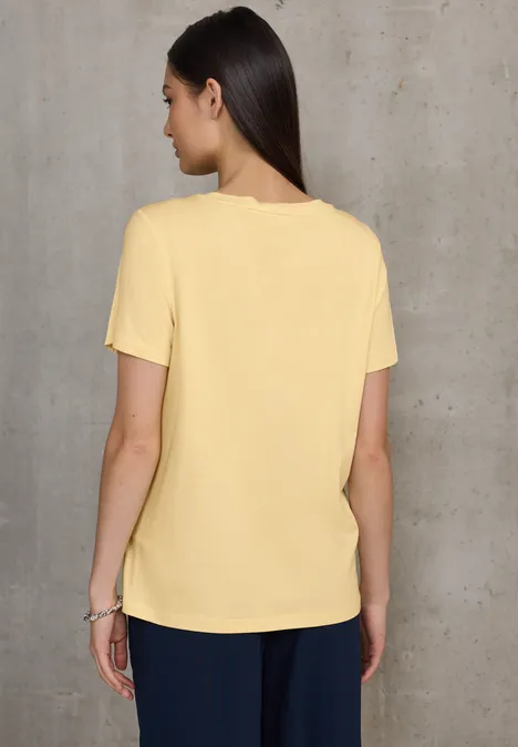 Shirt mit Folienwording blend yellow