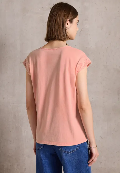 Shirt im Washed-Look dusty pink