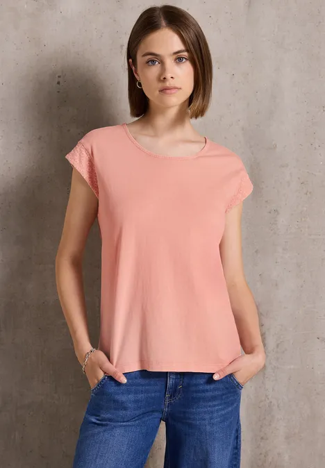 Shirt im Washed-Look dusty pink