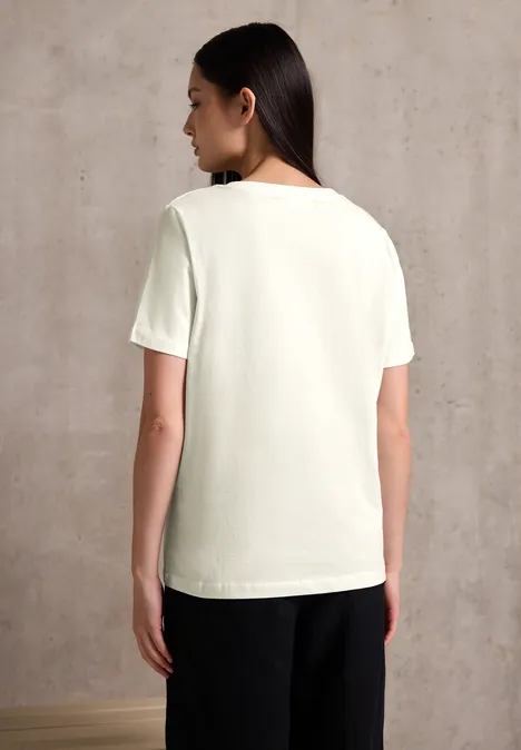 T-shirt basique avec imprimé off white