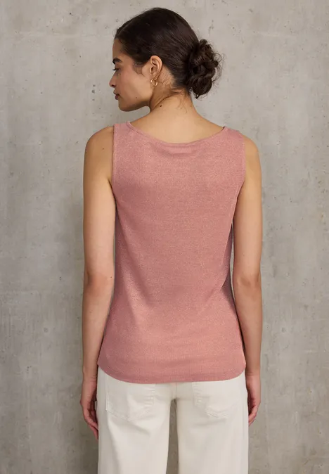 Glitzerndes Top dusty pink