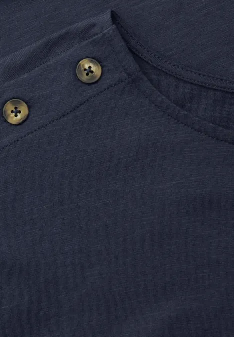 Chemise dropped shoulder avec détail de boutons midnight muse