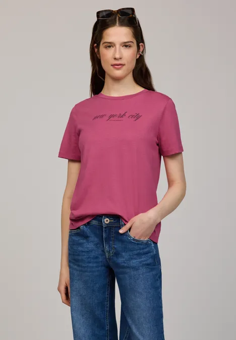 Koszulka z napisem dark candy pink