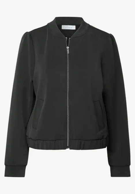 Silk Look Jacke industrial grey
