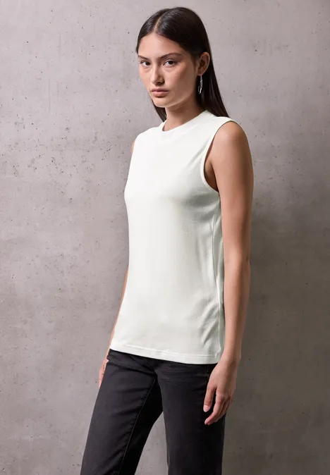 Top mit Turtleneck off white