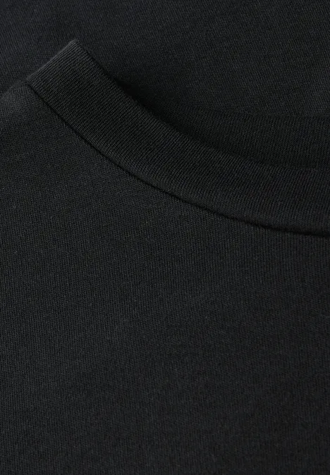 Basic Kurzarmshirt Black