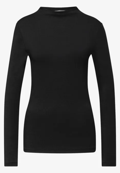 Koszulka z golfem Basic Black