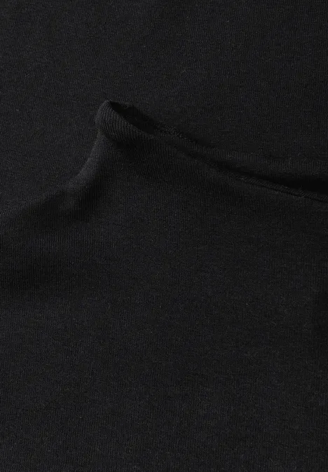 Koszulka z golfem Basic Black