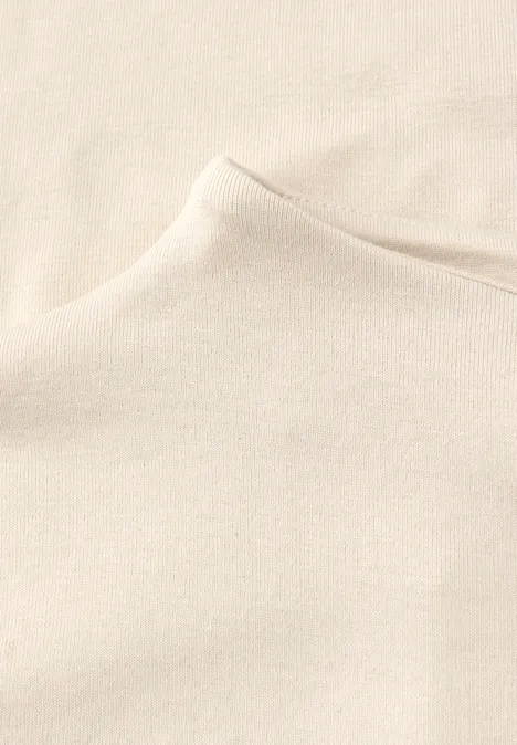Basic Turtleneck Shirt soft beige