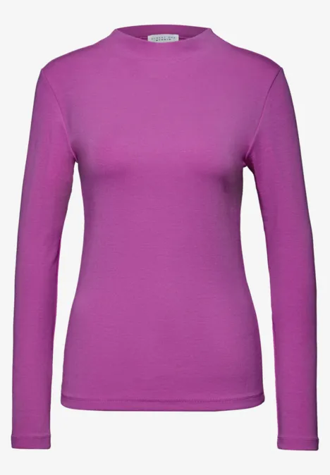 Basic Turtleneck Shirt floral pink Basic Turtleneck Shirt floral pink