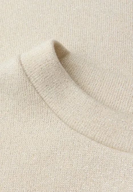 Glitterend Shirt soft beige Glitterend Shirt soft beige