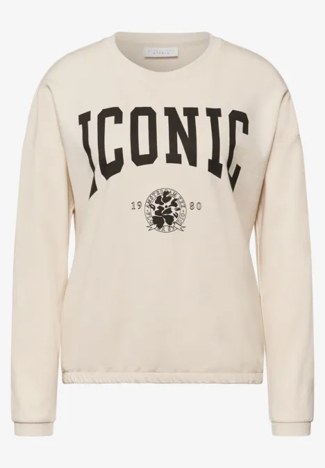 Shirt mit Wording soft beige Shirt mit Wording soft beige