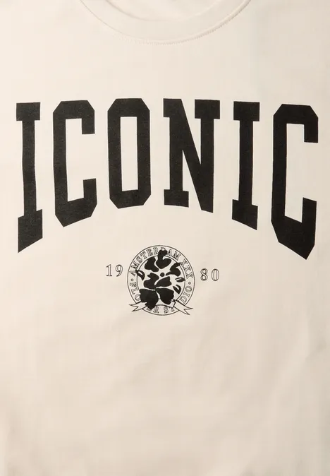 Shirt mit Wording soft beige Shirt mit Wording soft beige