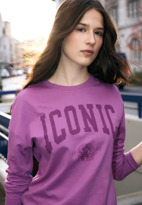 Shirt mit Wording floral pink Shirt mit Wording floral pink