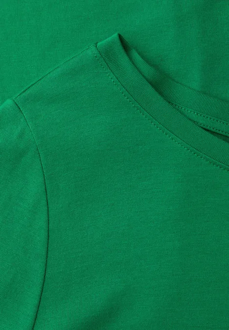 Basic shirt met lange mouwen null