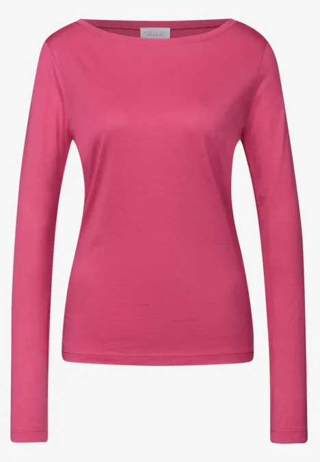 T-shirt basique à manches longues dark candy pink T-shirt basique à manches longues dark candy pink