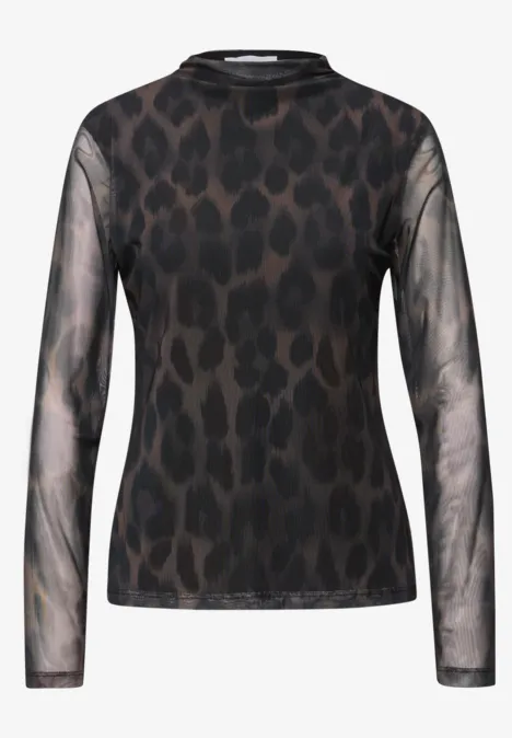 Leo Mesh Shirt Black