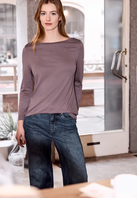 Basic shirt hazy rose