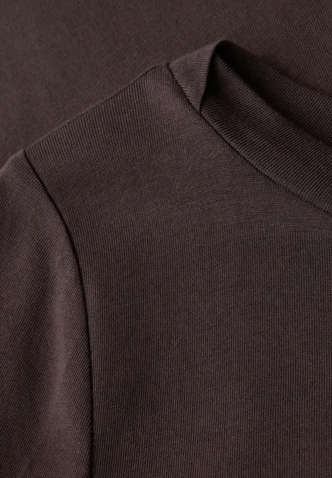 Basic shirt plummy brown