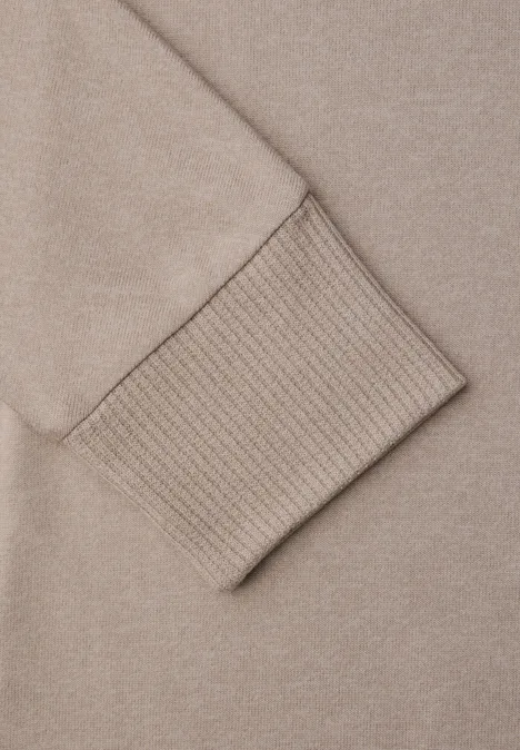 Chemise mélangée buffed beige mel.