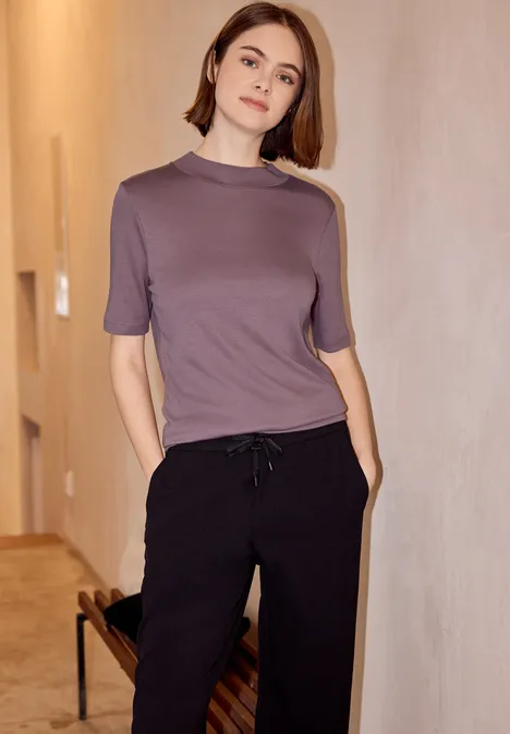 Basic T-Shirt hazy rose