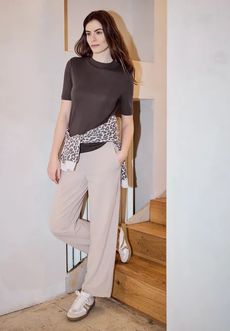 Basic T-Shirt plummy brown Basic T-Shirt plummy brown