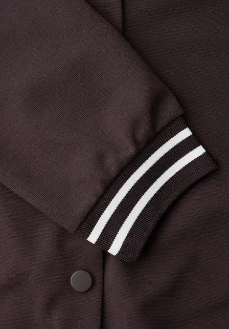 Blouson mit Collegedetails plummy brown Blouson mit Collegedetails plummy brown