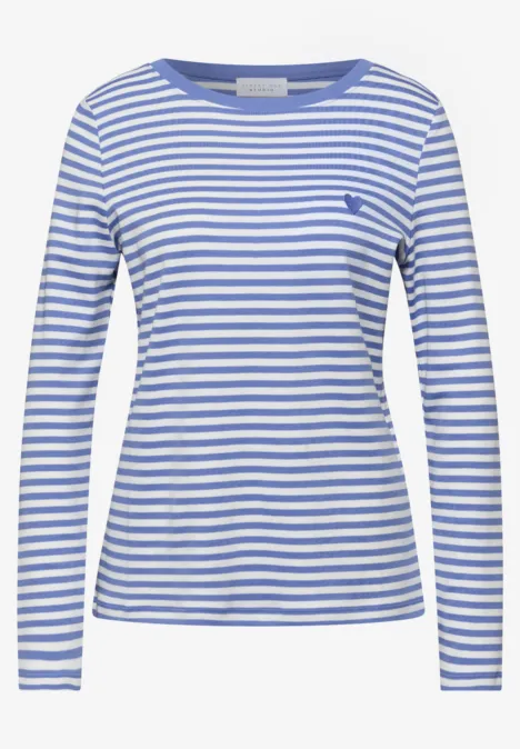 Koszula z haftem blue echo