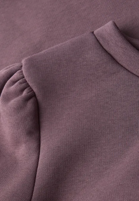 Shirt met rimpels hazy rose