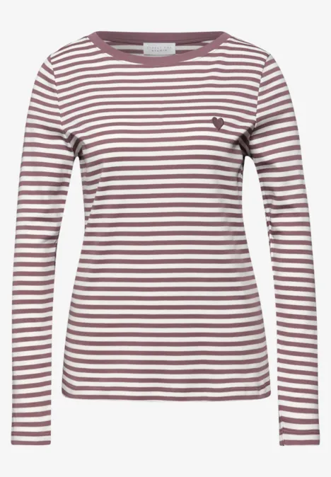 Shirt mit Embroidery hazy rose