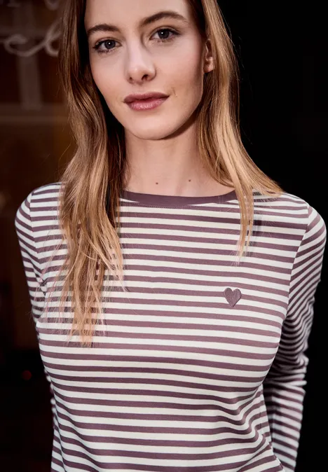 Shirt mit Embroidery hazy rose