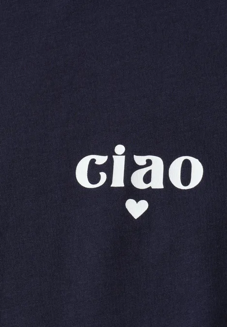 Basic Shirt met gedetailleerde print midnight muse