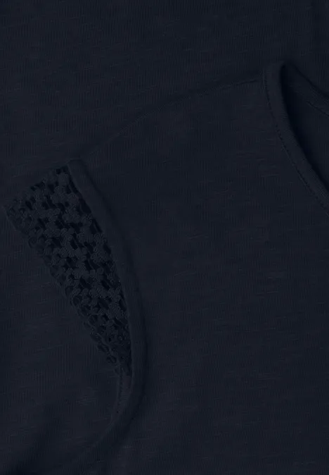 Shirt mit Rundhals und Crochet Ärmeln midnight muse Shirt mit Rundhals und Crochet Ärmeln midnight muse