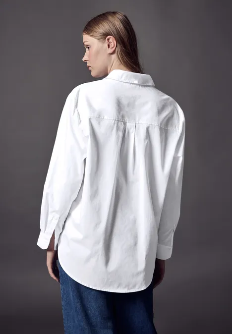 Lange Bluse White